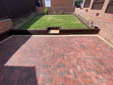 bury block paving landscaping fencing 13